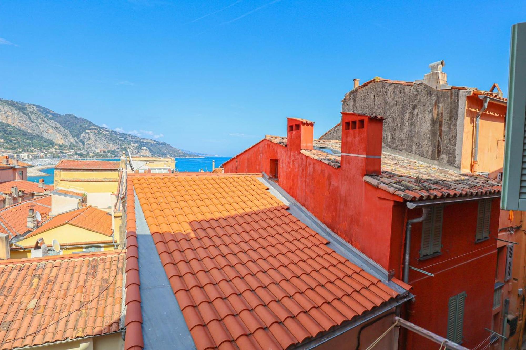 'La Belle Vue Mer' Cozy Appartement, Centre, Plage Ментона Екстериор снимка