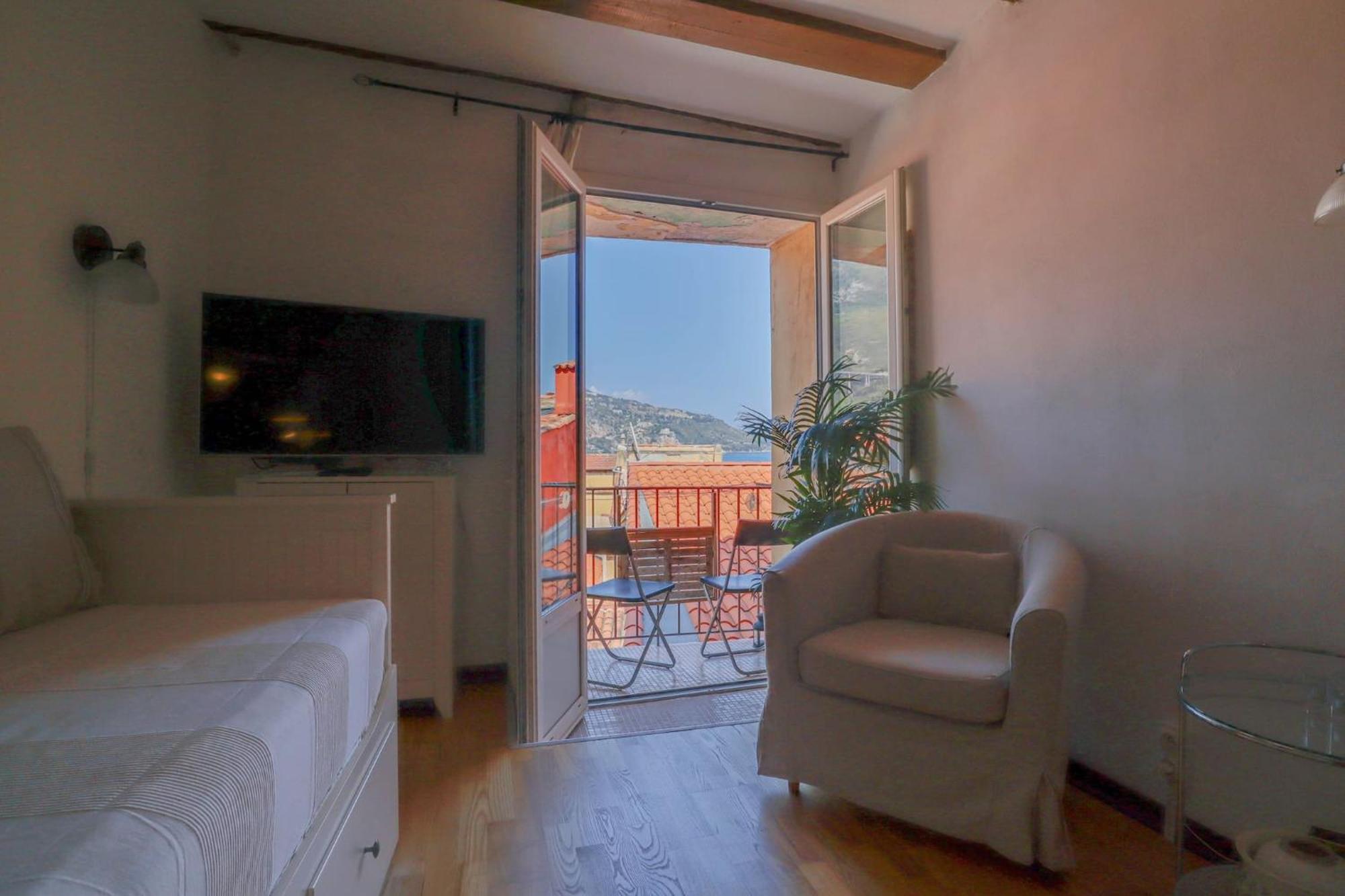 'La Belle Vue Mer' Cozy Appartement, Centre, Plage Ментона Екстериор снимка