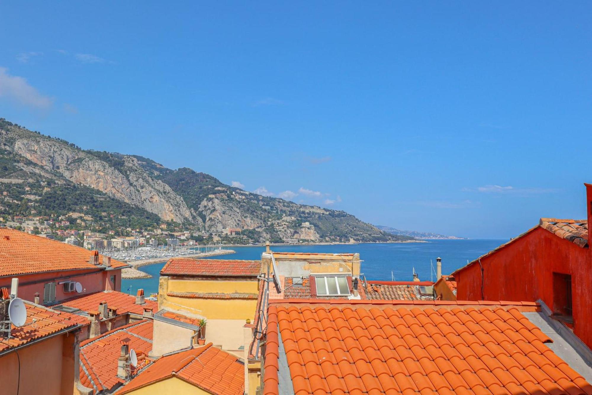 'La Belle Vue Mer' Cozy Appartement, Centre, Plage Ментона Екстериор снимка